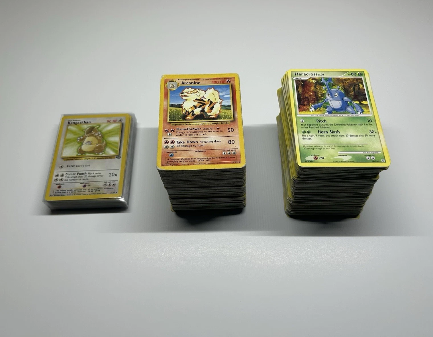 Vintage Pokemon Card Lot (450+) HP/DMG, Base Set, 1st Edition, E-Reader, etc