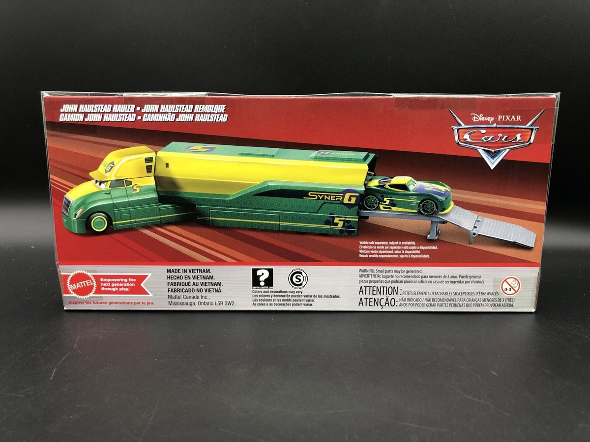 Disney Pixar Cars John Haulstead Hauler Next Gen Semi Green SynerG