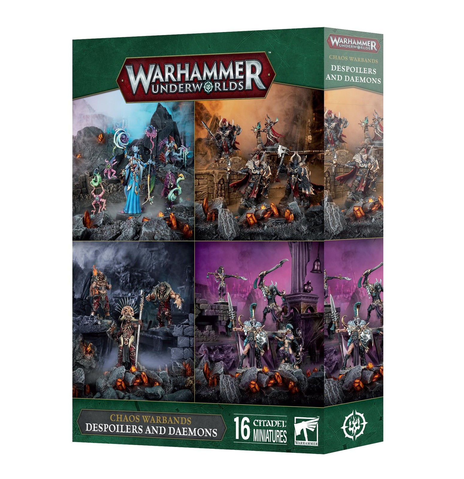 Warhammer Underworlds : Despoilers and Daemons (4 Warband Pack) - Games Workshop