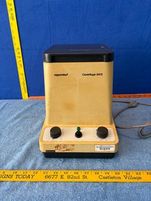 Eppendorf Centrifuge 5415  Working