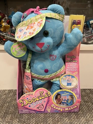* JAKKS PACIFIC ORIGNAL DOODLE BEAR CANDY MANIA MARKIE NEW IN BOX *ST