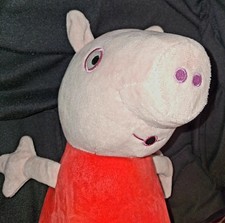 Peppa Pig 12" Doll 2003 Laughs/Talks/Moves Plush Stuffed Animated Action