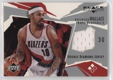 2003 Upper Deck Black Diamond Jersey Double 172/250 Rasheed Wallace #BD2-RW 2b6