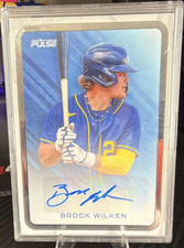 Pulse 2025 Baseball PB-BW Brock Wilken Hard Signed Autograph Trading Card
