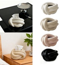 Tissue Box Cover Bathroom Accessories Modern Ceramic for Countertop Home