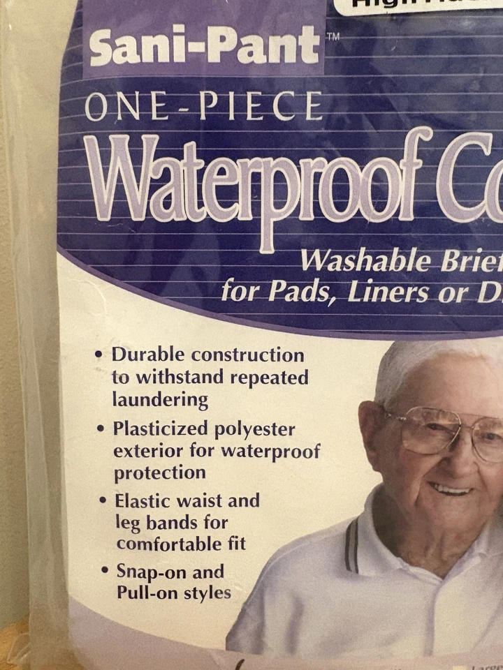 SALK Sani-Pant One Pc Impermeable A Prueba de Humedad Pull-on Cubre 850XXL 2x-grande Foto 2 de 4