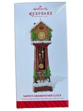 Hallmark Keepsake Ornament 2014 Santa’s Grandfather Clock Club Exclusive