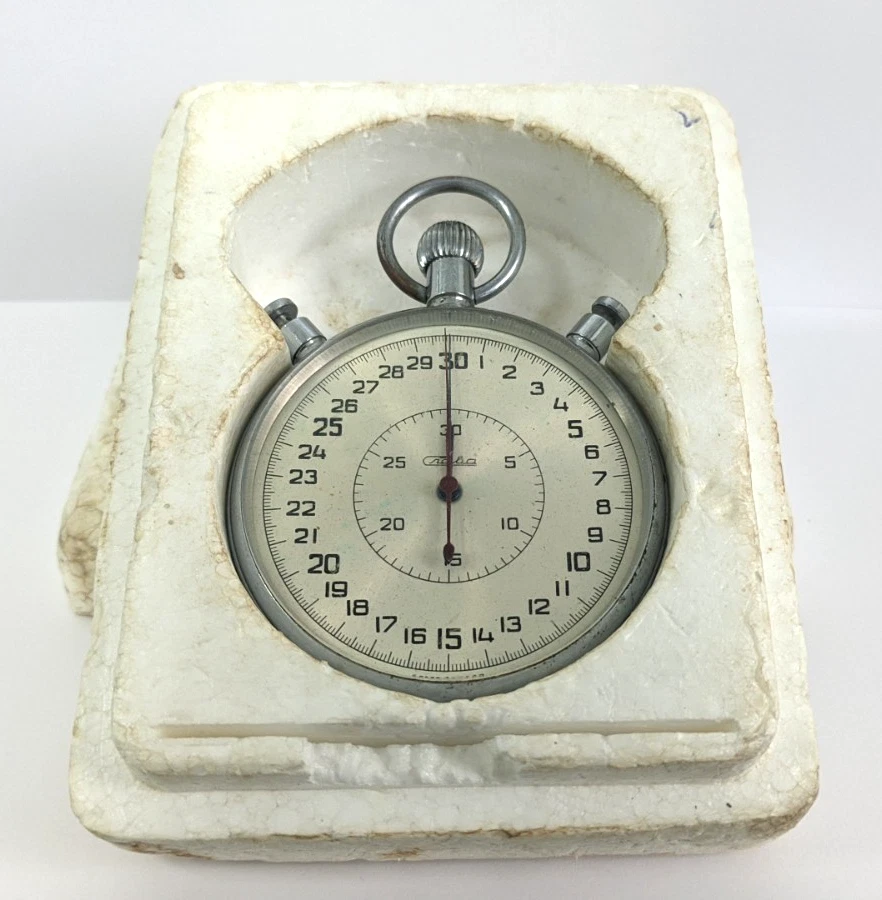 Chronomètres Sportifs Vintage - Fabriqués En France - Argenté