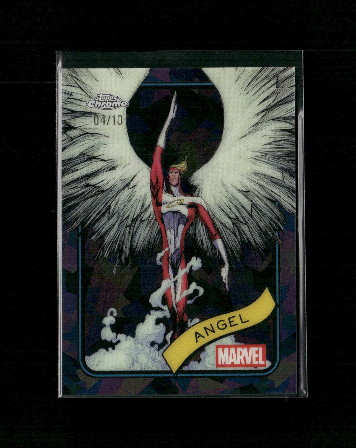 2025 Topps Chrome Sapphire Edition Marvel #186 Angel Black Sapphire A29