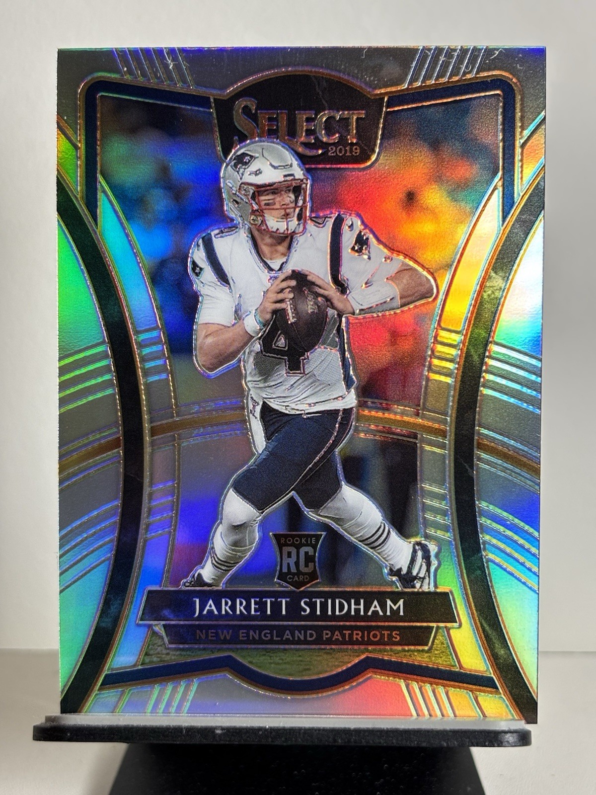 Jarrett Stidham 2019 Select Premier Level Silver Prizm #115 (RC) - Denver