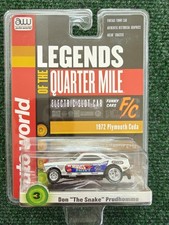 Auto World Legends Don "The Snake" Prudhomme 1972 Plymouth Cuda HO Slot Car