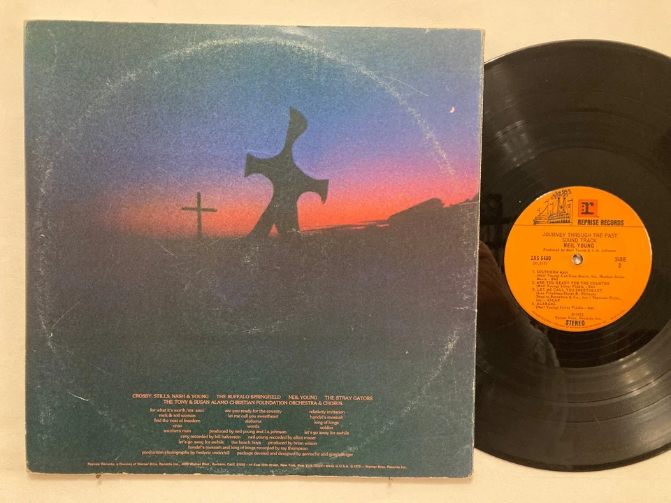Neil Young – Journey Through The Past (2X) LP - 1972 – VG+/VG - Image 2 of 4