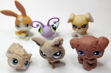 Littlest Pet Shop Lot Of 6 Poodle Chihuahua Guinea Pig Bunny  Butterfly