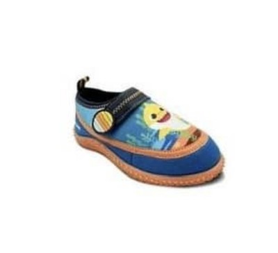Pink Fong Baby Shark Toddler Water Shoes Size 9/10 Unisex Boys Girls NIB
