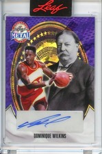 2026 Leaf Metal President's Day Dominique Wilkins Auto Purple 1/1