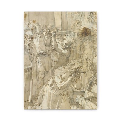 Benso, Giulio - Beheading of St. John the Baptist - Canvas Wall Art