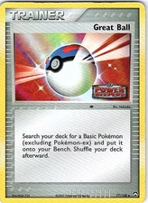 Great Ball 77/108 Power Keepers Stamp Reverse Holo Uncommon HP