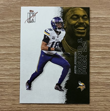 Topps 2025 Signature Class Justin Jefferson Rookie Pick 22 #36 Vikings Card. rookie card picture