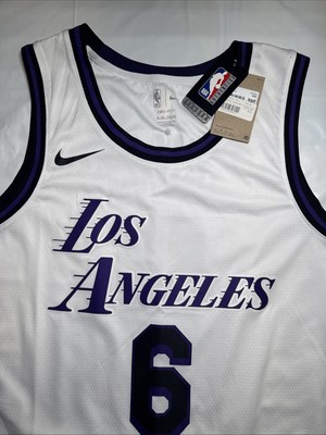 NIKE LOS ANGELES LAKERS LEBRON JAMES#6 22/23 CITY EDITION SWINGMAN