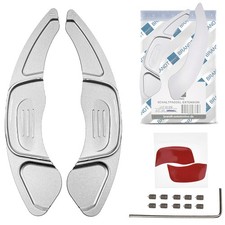 BRANDT Schaltwippen Verlängerung Alu SILBER für VW Golf VII Variant GTD AU 15-21