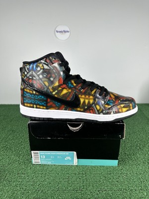 Size 13 - Concepts x Nike Dunk High Premium SB Stained Glass 313171 606 - New