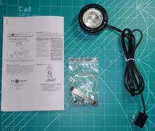 Commercial Electric Under Cabinet Black Xenon Light Puck TLF #FGGLO32