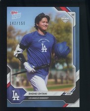 2026 Topps Now Road To Opening Day RTOD Shohei Ohtani Blue 142/150 DODGERS