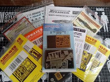 1/72 SCALE AIRCRAFT DETAIL SET DECALS PHOTOETCHED & RESIN PARTS
