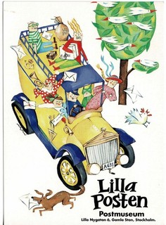 Sweden 1996 Postal Stationery Postcard used Bildganzsache Postkarte Postmuseum