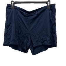 NWT Size M Soma Women Cool Nights Short Pajama Shorts Nightfall Navy