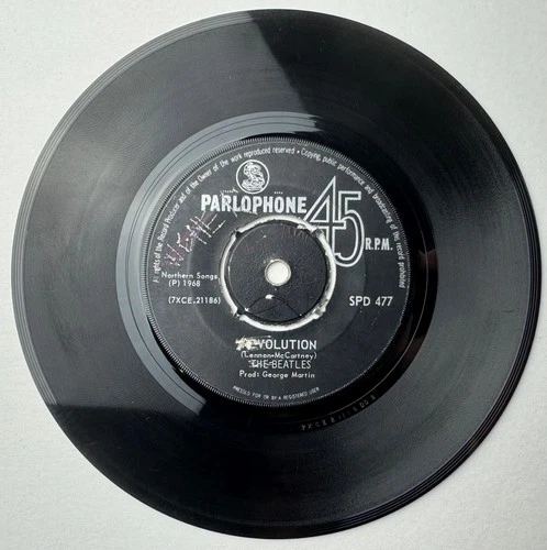 The Beatles – Revolution / Hey Jude 1968 South Africa 7" Single