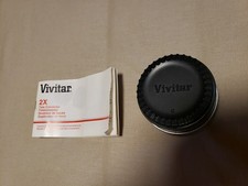 Vivitar MC Tele Converter 2X-4 FL - FD, with Vivitar Case, Fits Canon