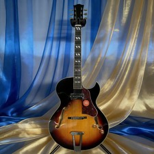 Sunburst ES-175 Electric Guitar Hollow Body P90 Pickup Chrome Part 6 String