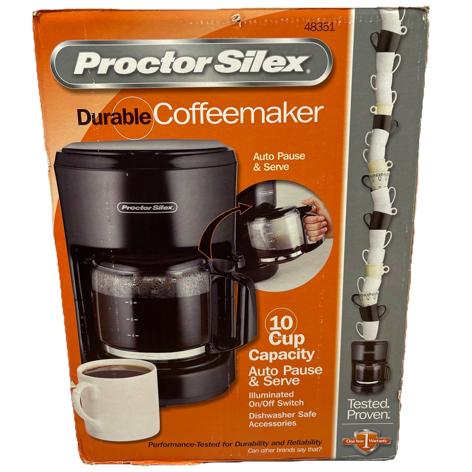 10 Cup Auto Pause Serve Machine Black Nib 48351