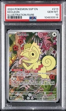 2024 POKEMON SSP EN-SURGING SPARKS ILLUSTRATION RARE #213 KECLEON PSA 10