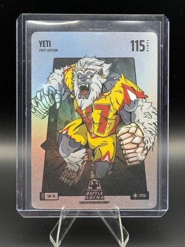 2024 Bo Jackson Battle Arena YETI TRAVIS KELCE STEEL SILVER SBF-16 Battlefoil
