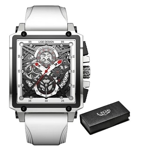 Titan Stainless tank Analog Square Men display picture 3