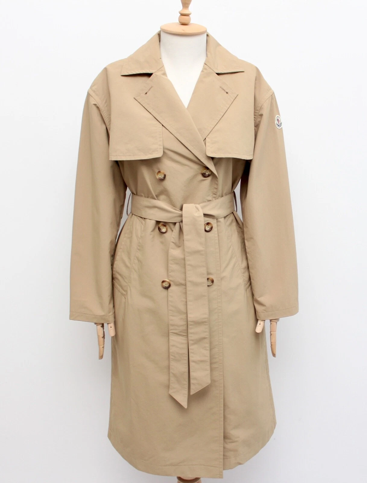 Nuovo con etichetta! Autentico trench lungo donna MONCLER Stibiden RARO taglia 1 ~S M