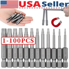 Security Torx Bit Set +Hex Key Allen Bit Set-For Power Drill & Impact Driver Lo