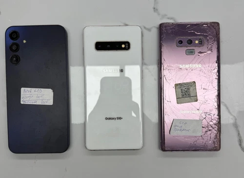 3 PHONES FOR PARTS GALAXY A15 5G - GALAXY S10+ - GALAXY NOTE 9