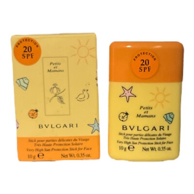 Bvlgari Petits et Mamans Very High Sun Protection For Face spf 20 .35oz Sealed