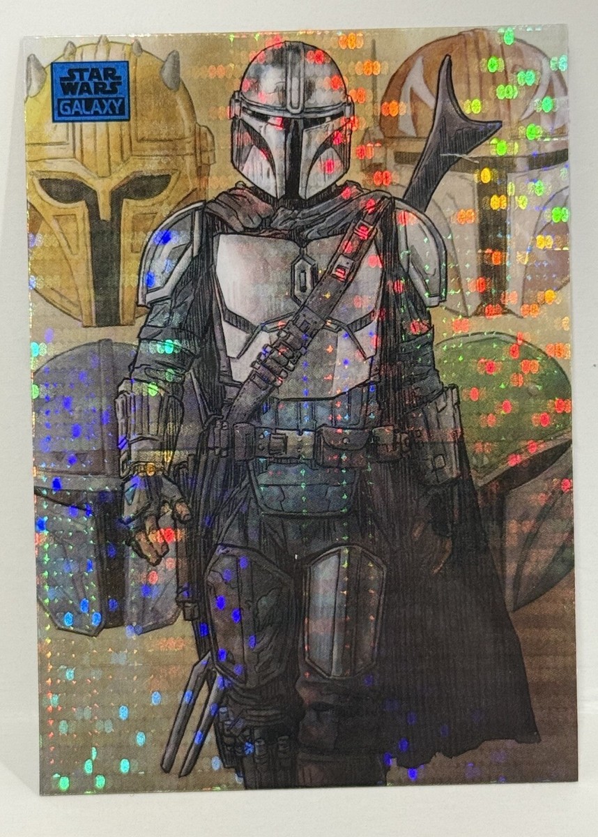 その他 Topps starwars Galaxy MANDALORIAN 2024 Topps Chrome Galaxy Star Wars #33 The Way Of Mand'alor Blue