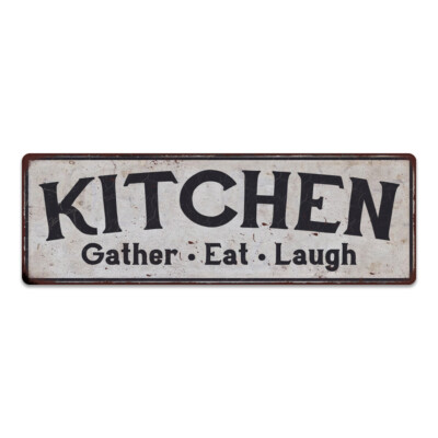 Kitchen Sign Pantry Décor Eat Decorations Home Rustic Wall Art
