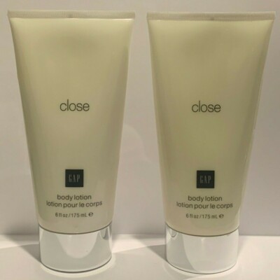 Lot Of 2 Gap CLOSE Body Lotion Women - 6 oz each - Insert Sealed