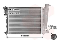 Van Wezel 09002059 KüHler, MotorküHlung FüR CitroËN Peugeot