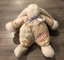 Vintage Best Friends Bunnies By The Bay 1986 Plush Floral Bunny Used