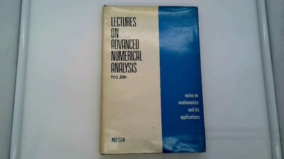 Vorlesungen über fortgeschrittene numerische Analyse (Hinweise zur Mathematik und ihren Anwendungen)