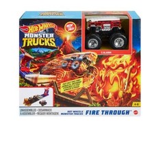 Mattel Hot Wheels Monster Trucks GYL12 Fire Through con camion 5 Arlarm
