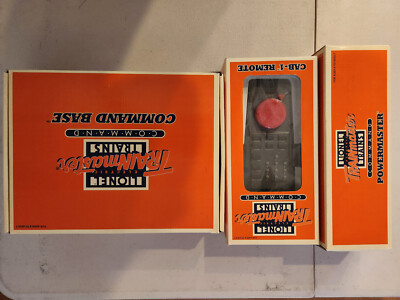 Lionel 6-12911  & 6-12868 & 6-128687 TrainMaster CAB1 Command Set Remote & Base