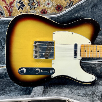 1966 Fender - Telecaster - Sunburst Maple Cap - ID 4817